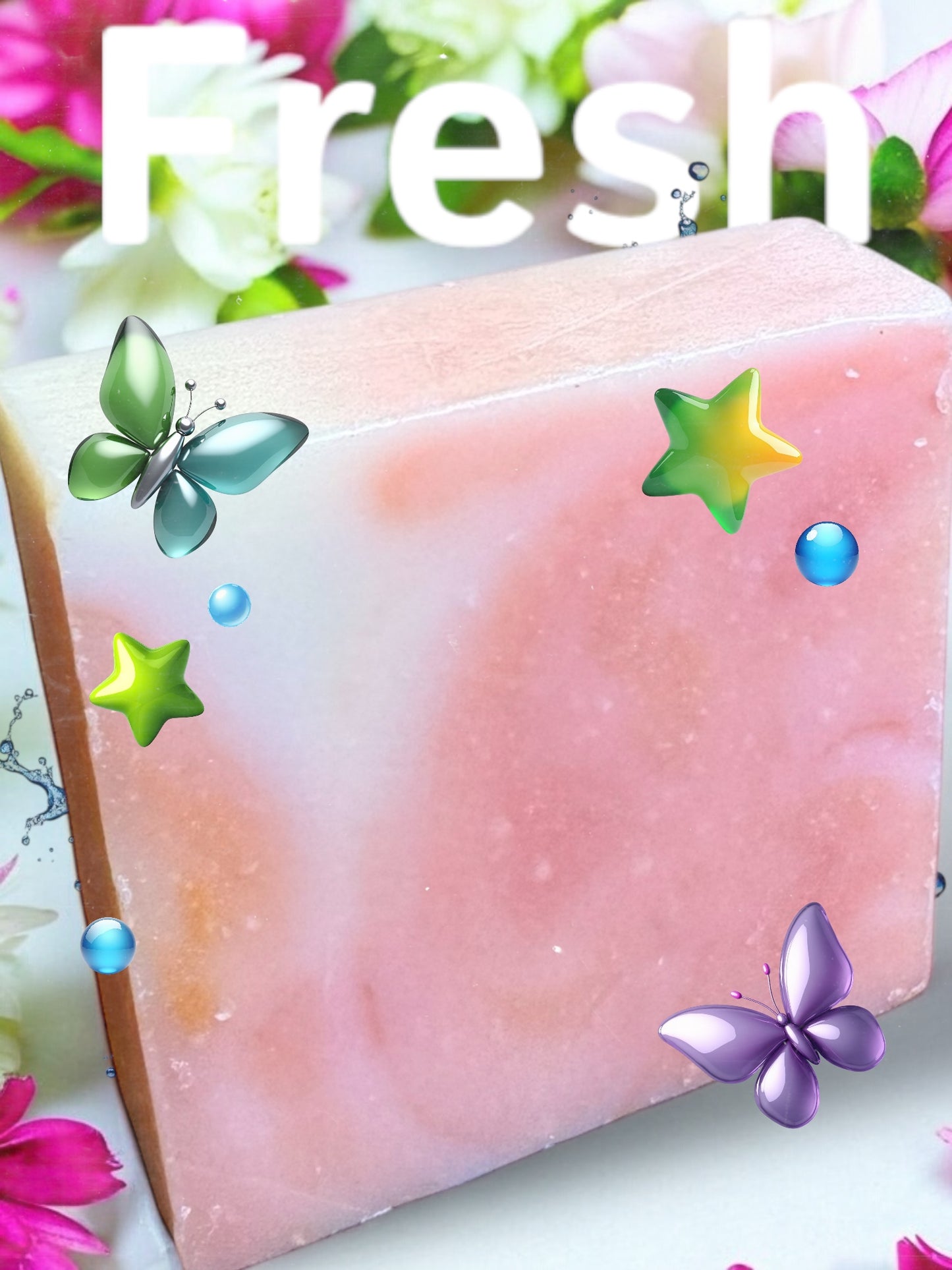 Ruby Red Handcrafted cold pressed soap -3 pack